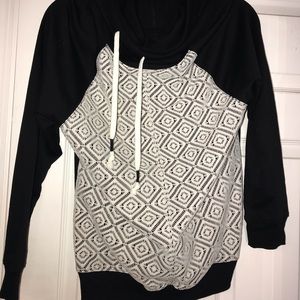Cowl neck sweatshirt